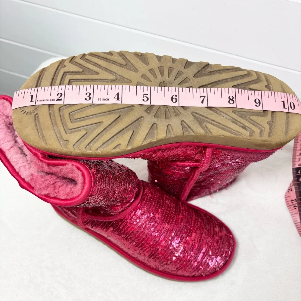 UGG Australia Red‎ Sequin  Women's Boots Size 7